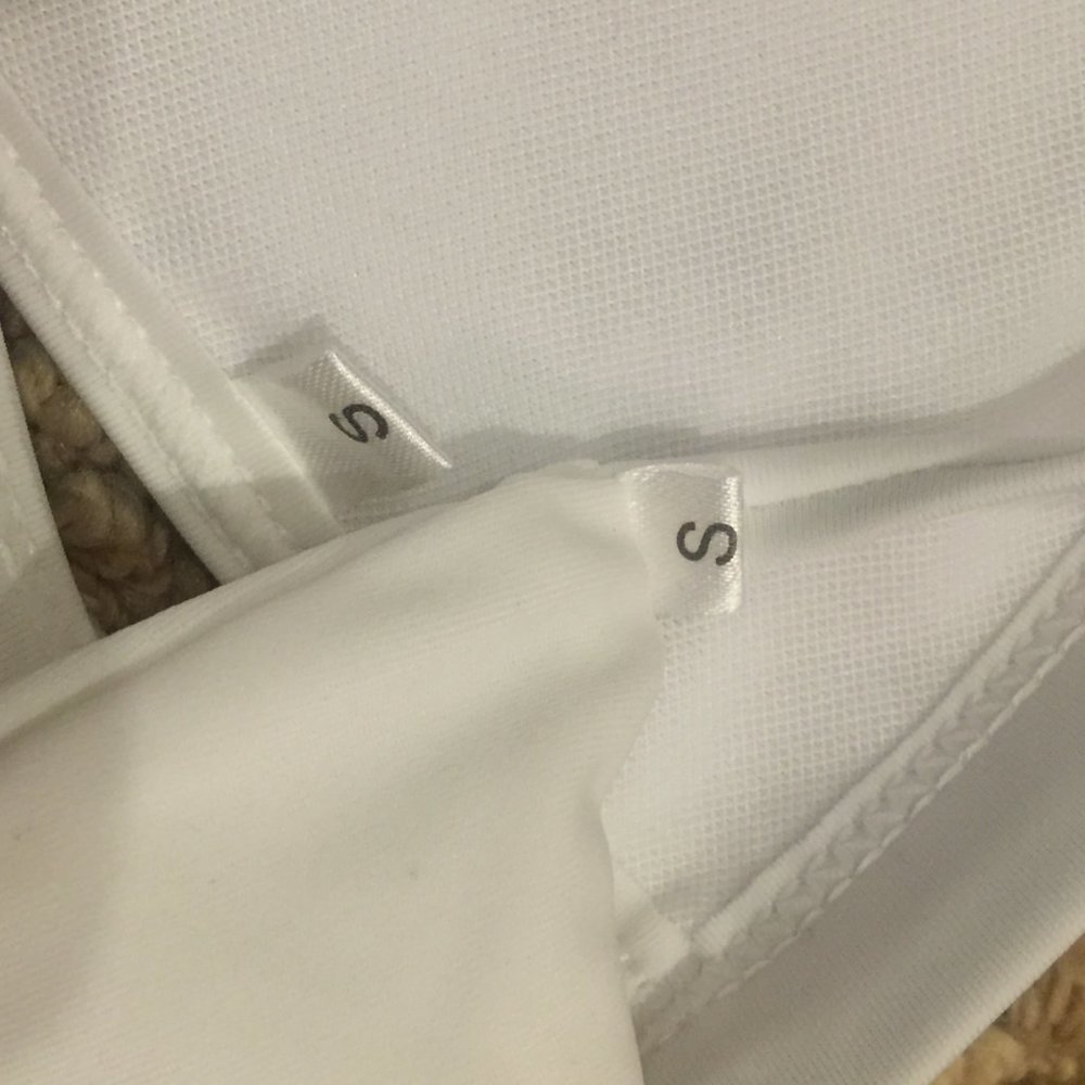 White String Bikini Small - Picture 3 of 7